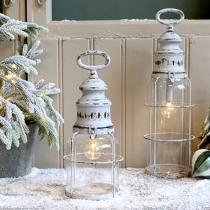 Hovedbilde Fransk stall lykt inkl. p&aelig;re og timer H 32