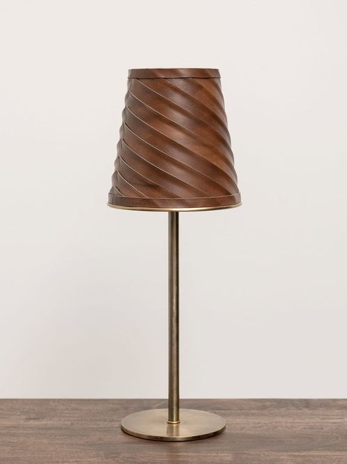 Hovedbilde Bordlampe med skinnskjerm