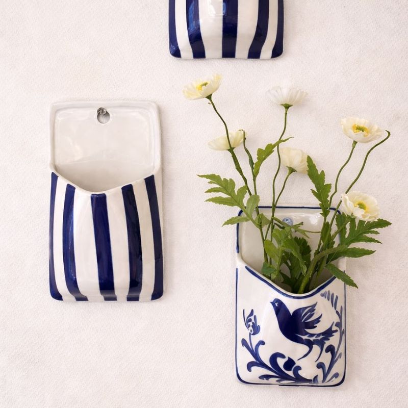 Veggpotte AZURE STRIPES