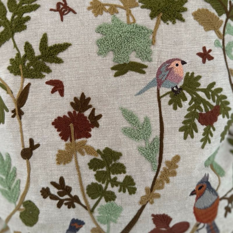 Brodert putetrekk ORNITHO