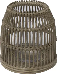 Hovedbilde Lama Sana lyslykt rattan &Oslash;26 H26 Beige 