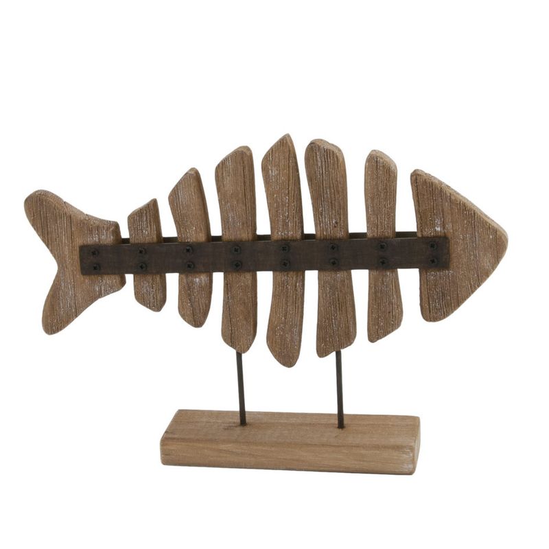 Drivtømmer - Fisk på fot - 28x20 