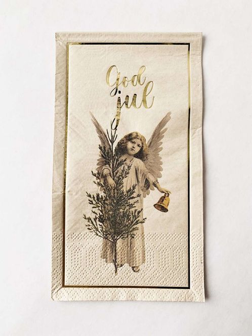 Hovedbilde Serviett Buffet «God Jul» Engel