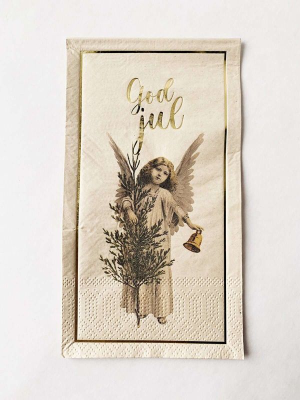 Serviett Buffet «God Jul» Engel