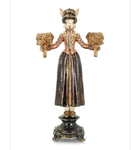 Hovedbilde Lysestake Fru Kanin Rosa