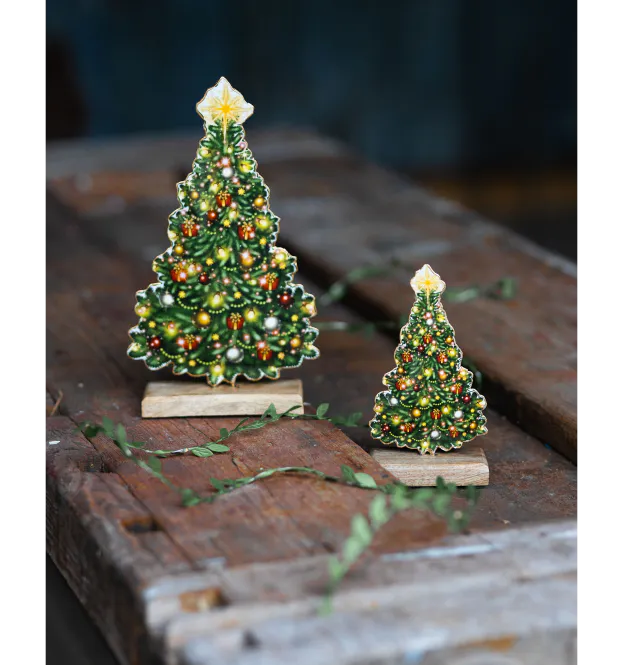 Hovedbilde Juletre på trefot 10x17cm