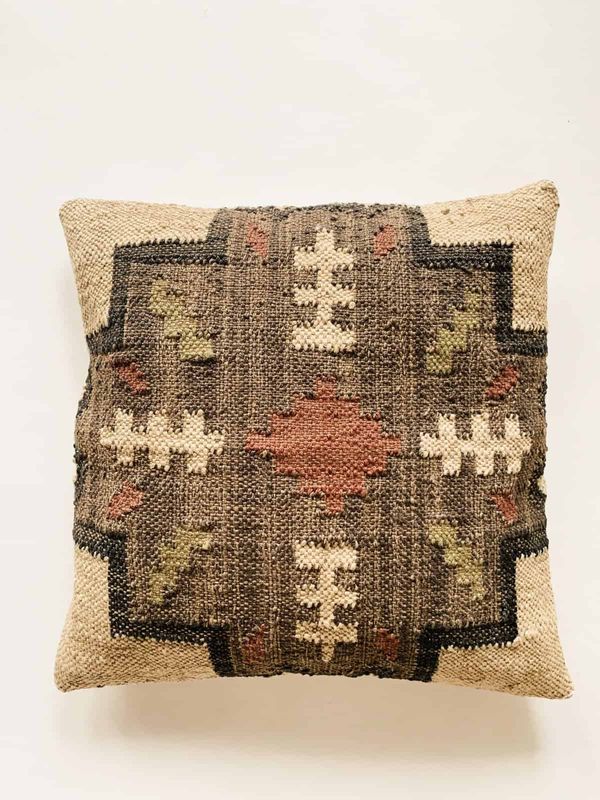 Putetrekk 50×50 Cm Kelim Brunt