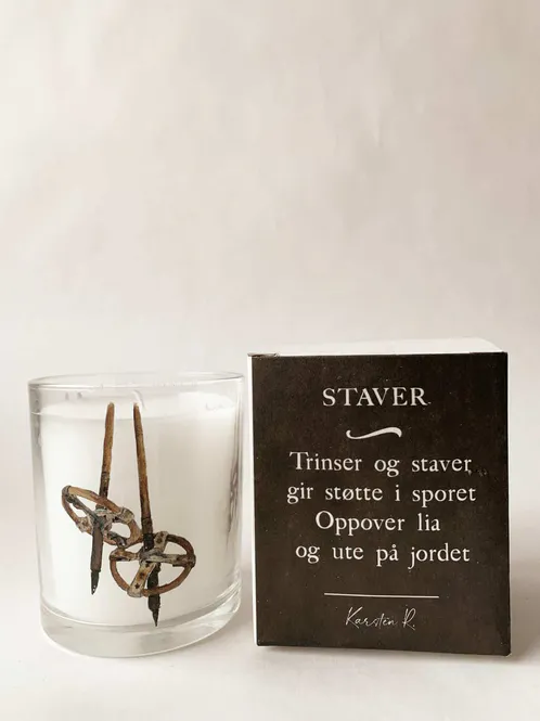 Hovedbilde Duftlys i gaveeske. Skistaver